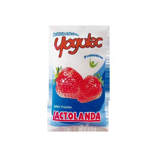 Bebida Láctea Yogulac Sabor Frutilla Sachet Lactolanda 1 Litro