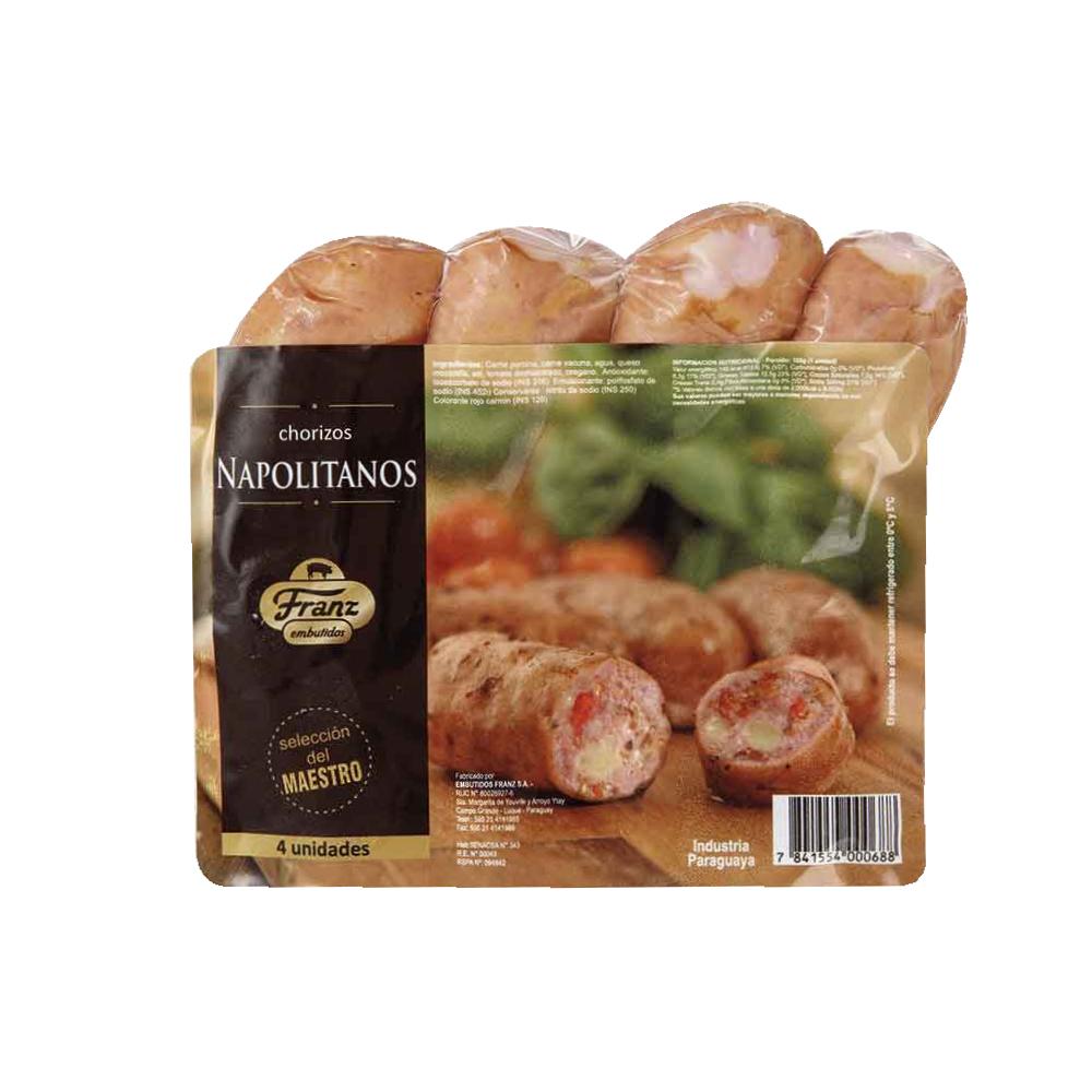 Chorizo Napolitano Franz Envasado al Vacio X 4 Uni.