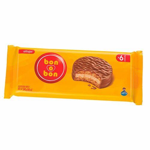 Arcor Alfajor.bob Negro Agrup 6x240g